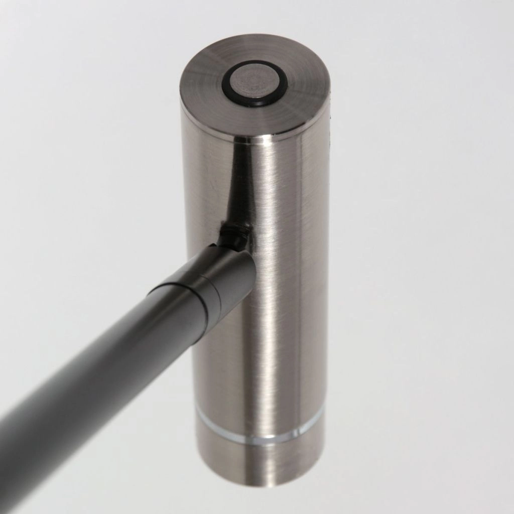 Stehlampe Lumo Schwarz mit Nickel Steinhauer 8712746184648