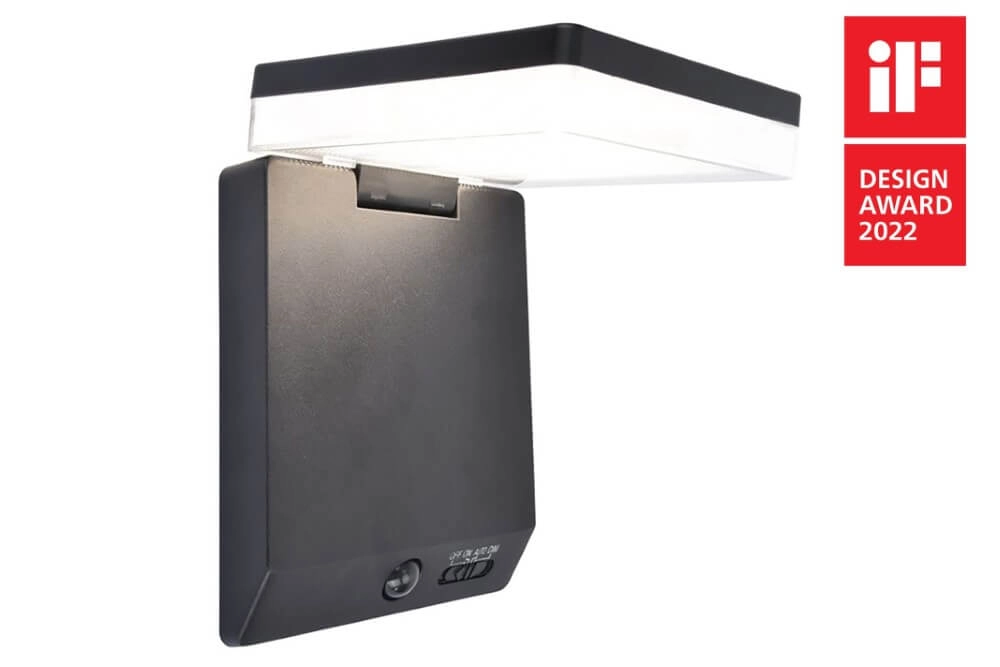 Wall lamp Moze black red dot award Lutec 6939412013893