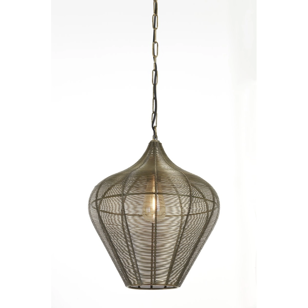 Pendellampe Alvaro Bronze Ø 36 cm Light & Living 8717807634100