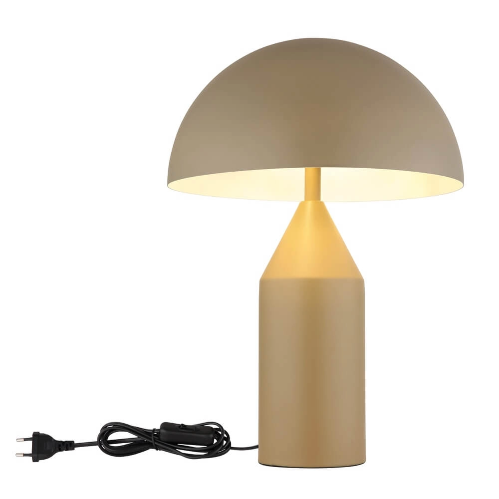 Design-Tischleuchte Atoma sandbraun Globo 9007371462780