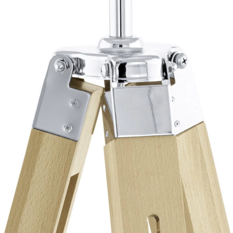 Stehlampe Lantada 106 cm Stativholz mit beige Eglo 9002759441142