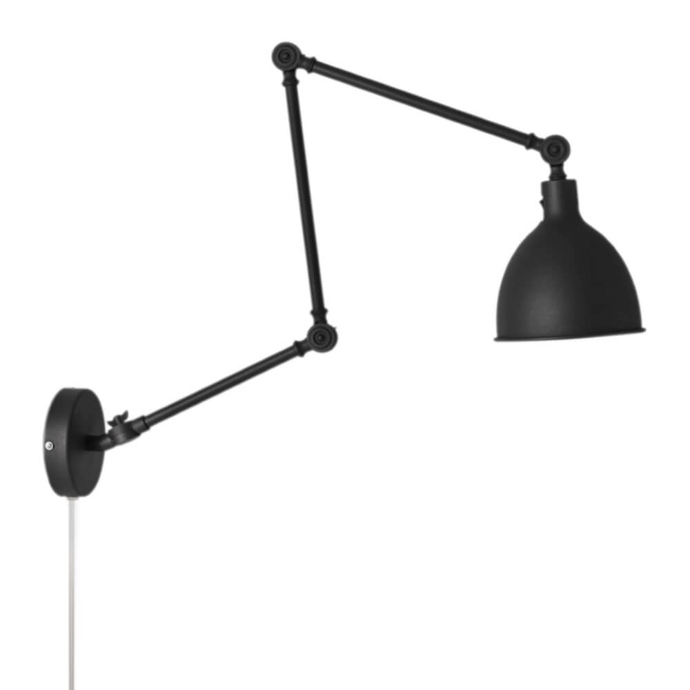 Wandlampe Bazar mattschwarz 122cm By Rydéns 7391741276612