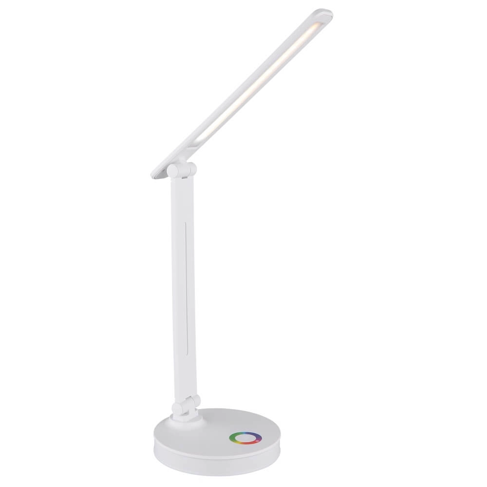 Schreibtischlampe Geraldo weiß