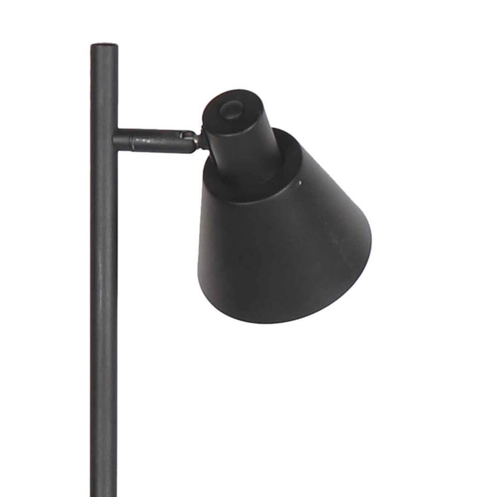 Stehlampe Oeroe schwarz mit gold Steinhauer 8712746176360