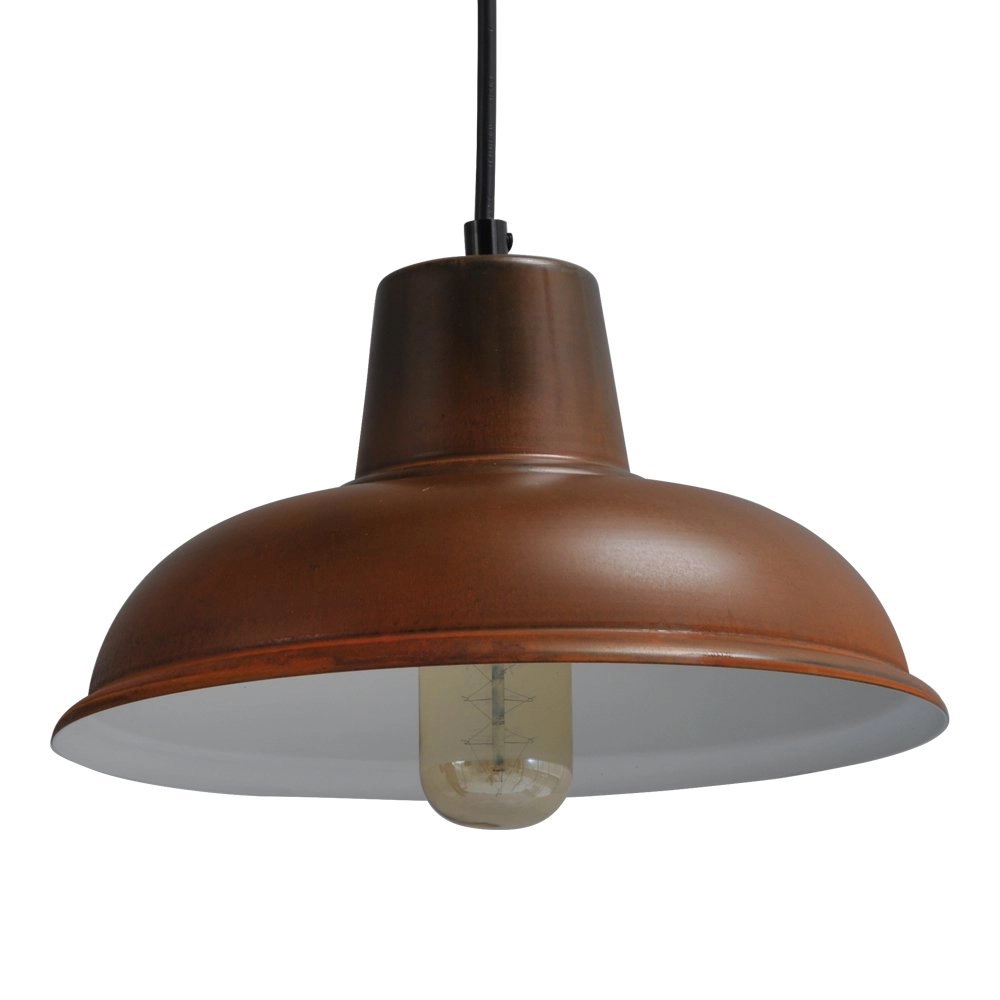 Pendelleuchte Industria 26 Rost -Brown