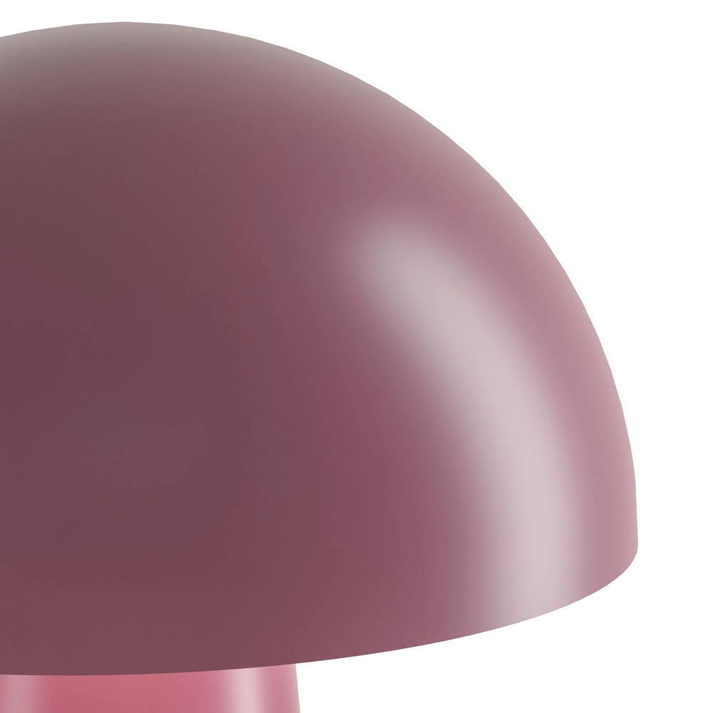 Tischlampe Bufalara Burgunderrot