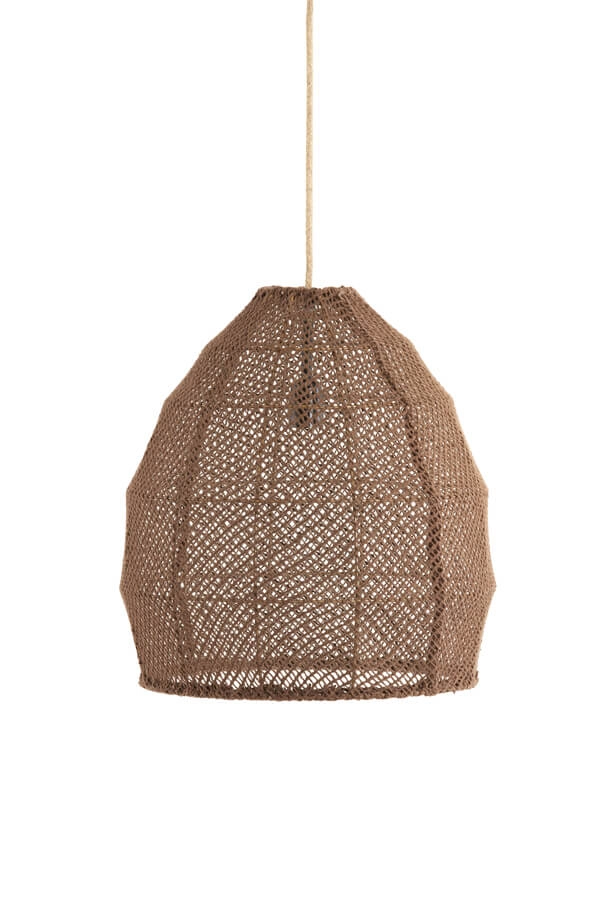 Japandi Pendelleuchte Makassar braun Ø 42cm Light & Living 8717807706449