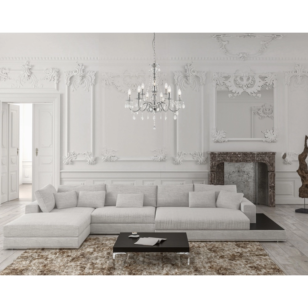 Kronleuchter William Chrom Globo 9007371303151