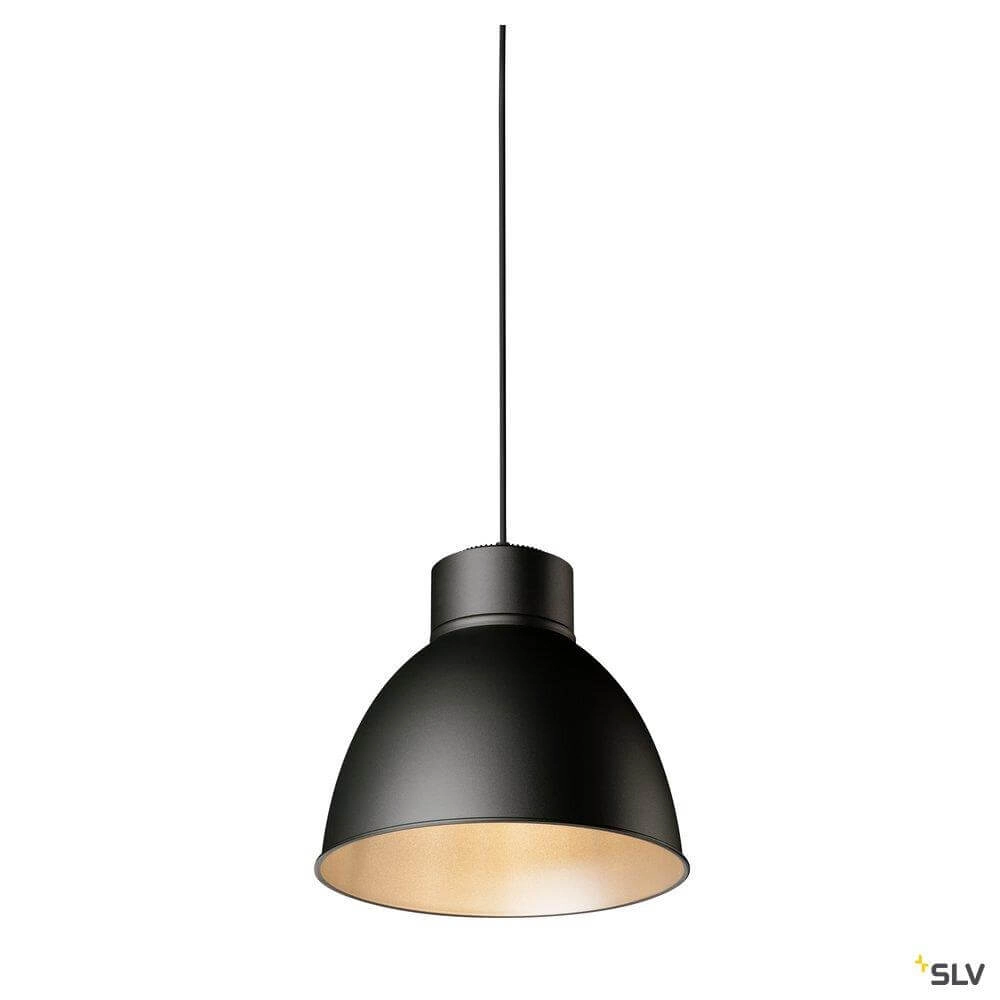 Pendelleuchte Para Dome schwarz Ø 12,7cm SLV 4024163252935
