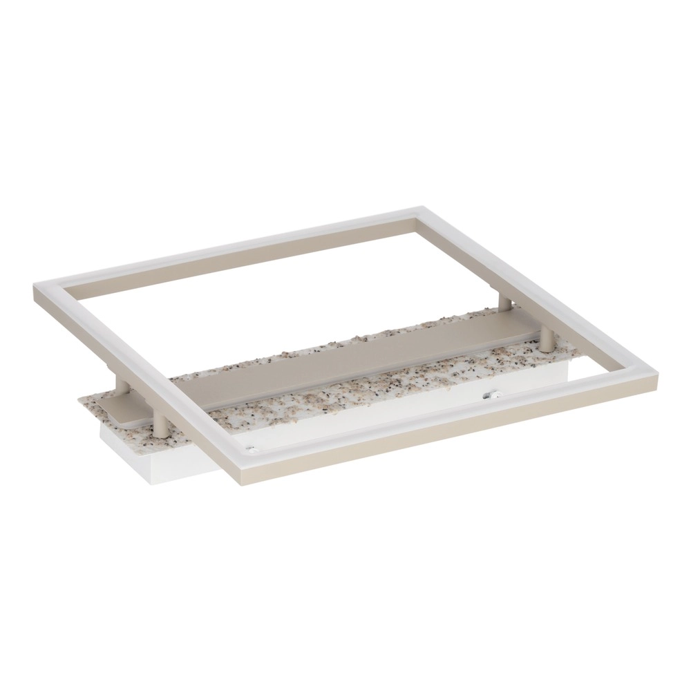 Moderne Deckenlampe Crispieri Grauer Quadrat