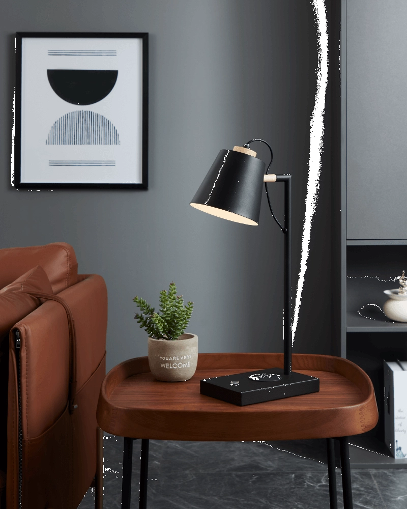 Schreibtischlampe Lacey-Qi mit Ladegerät Eglo 9008606245185