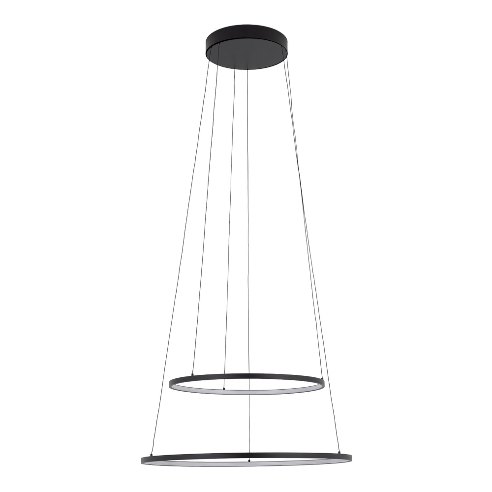 Design-Pendellampe Circolo Led schwarz Ø 60cm Lyora 5903139116473