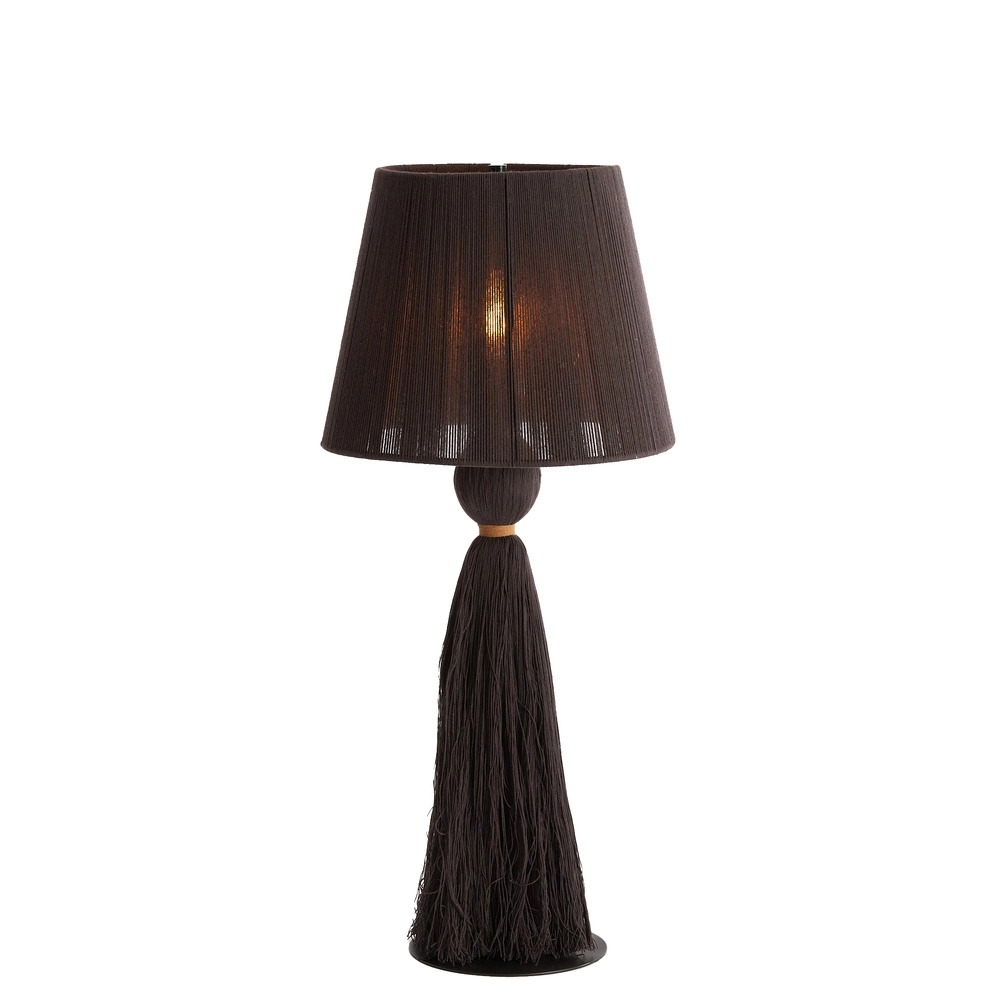 Tischlampe Espino Ø 31cm – dunkelbraun Light & Living 8717807808808