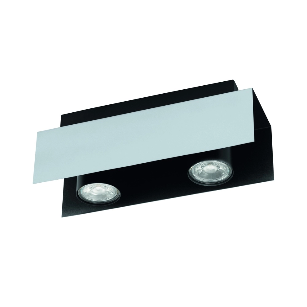 Deckenlampe Viserba 2-hell weiß und schwarz