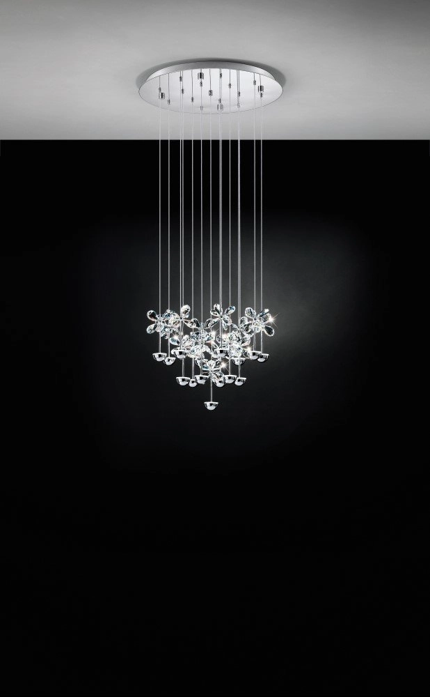 Pendelleuchte Pianopoli 15 Leichtwerte 50 cm grau Stars of Light 9002759936624