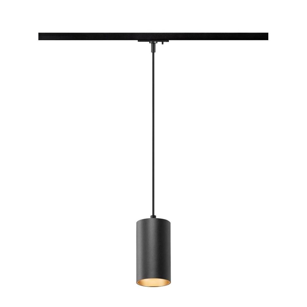Pendelleuchte für Schiene Asto Tube 1-phasig schwarz SLV 4024163306553