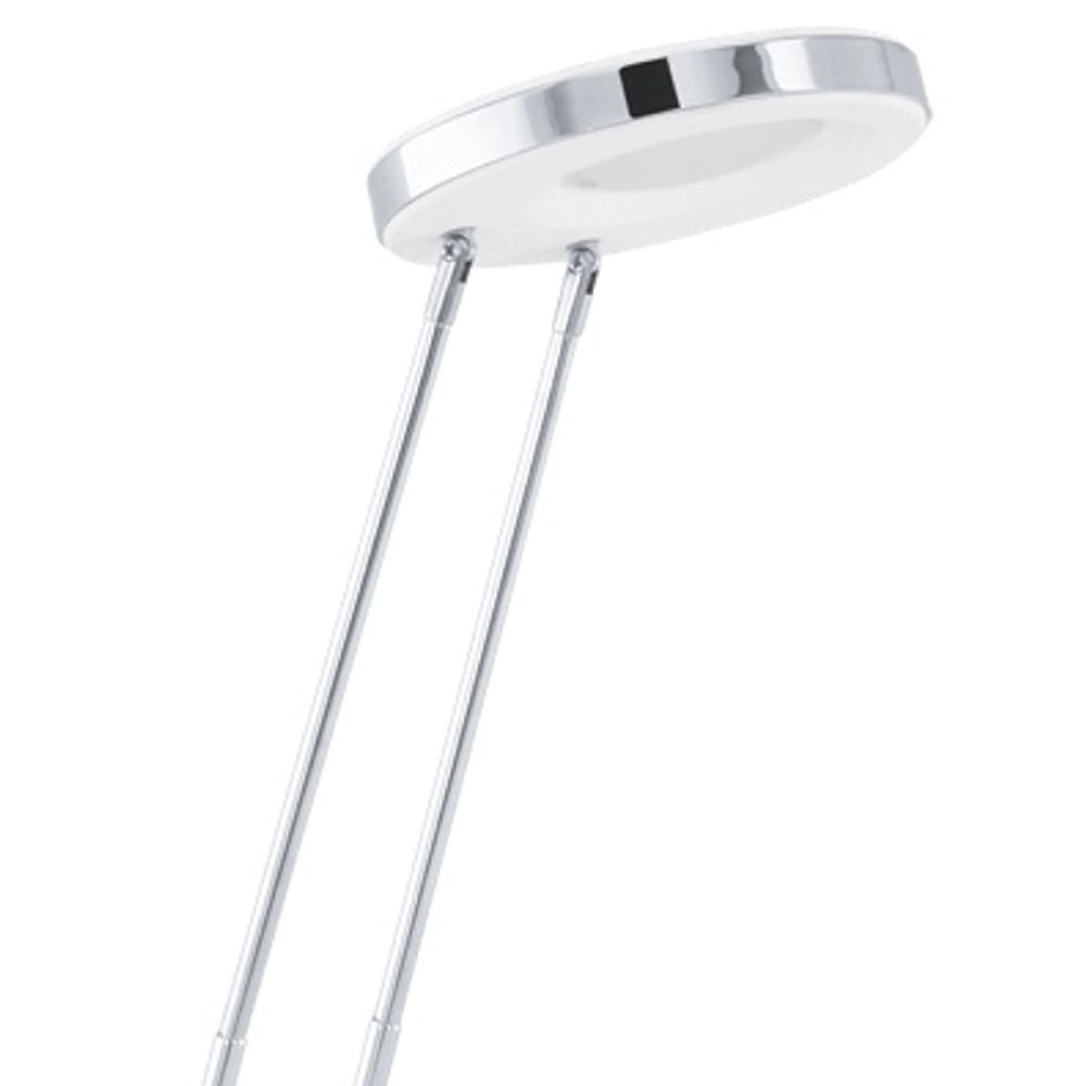 LED Tischlampe Gexo Metallic-Grau mit Weiß Eglo 9002759930776