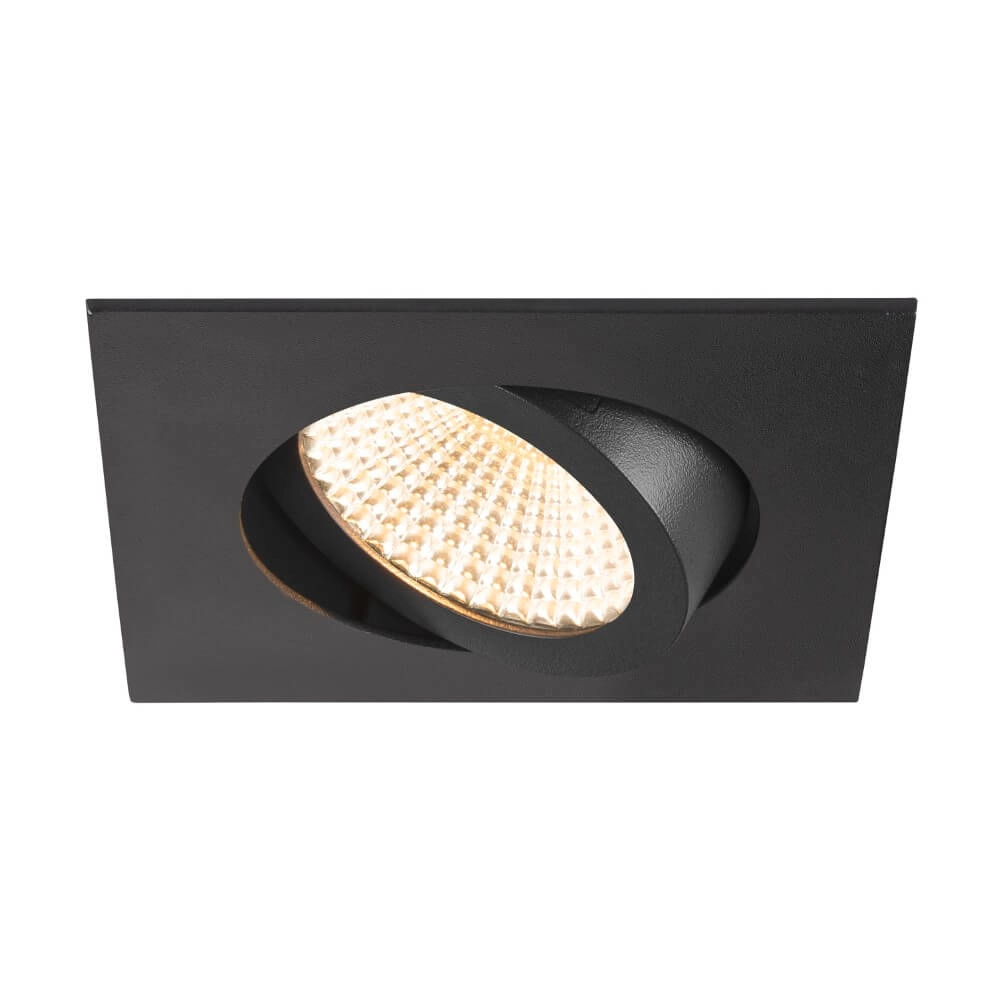 Quadratischer LED-Spot New Tria 68 Schwarz - 3000K - 750lm - 60g