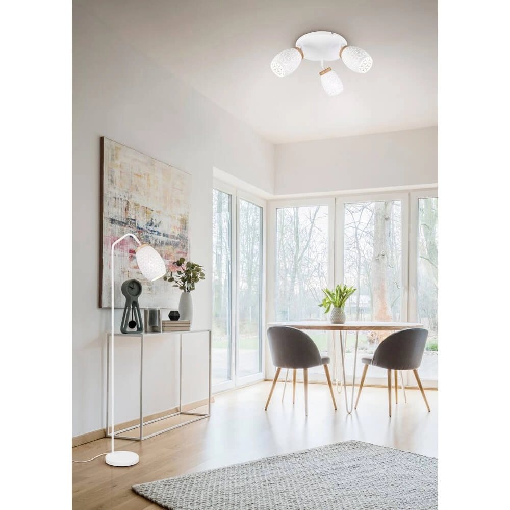 Stehlampe Bidar weiß Trio 4017807633368