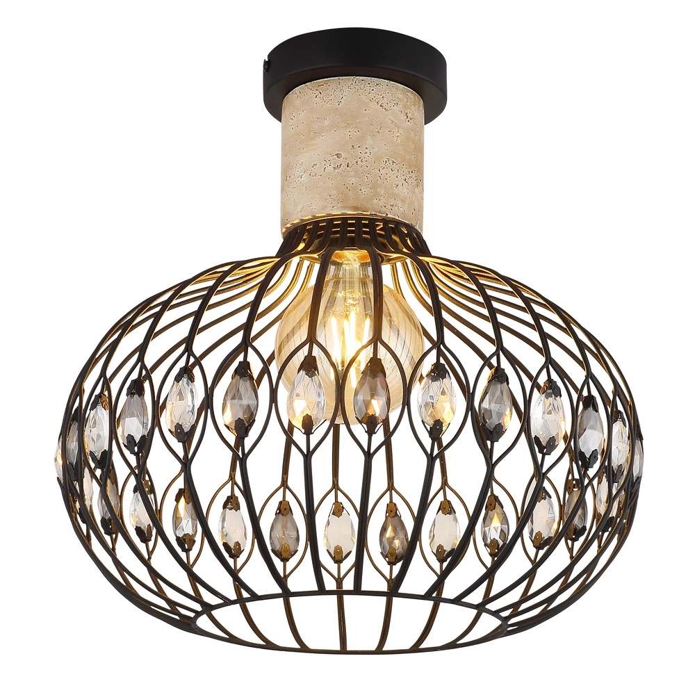 Deckenlampe Dorthy Country Black