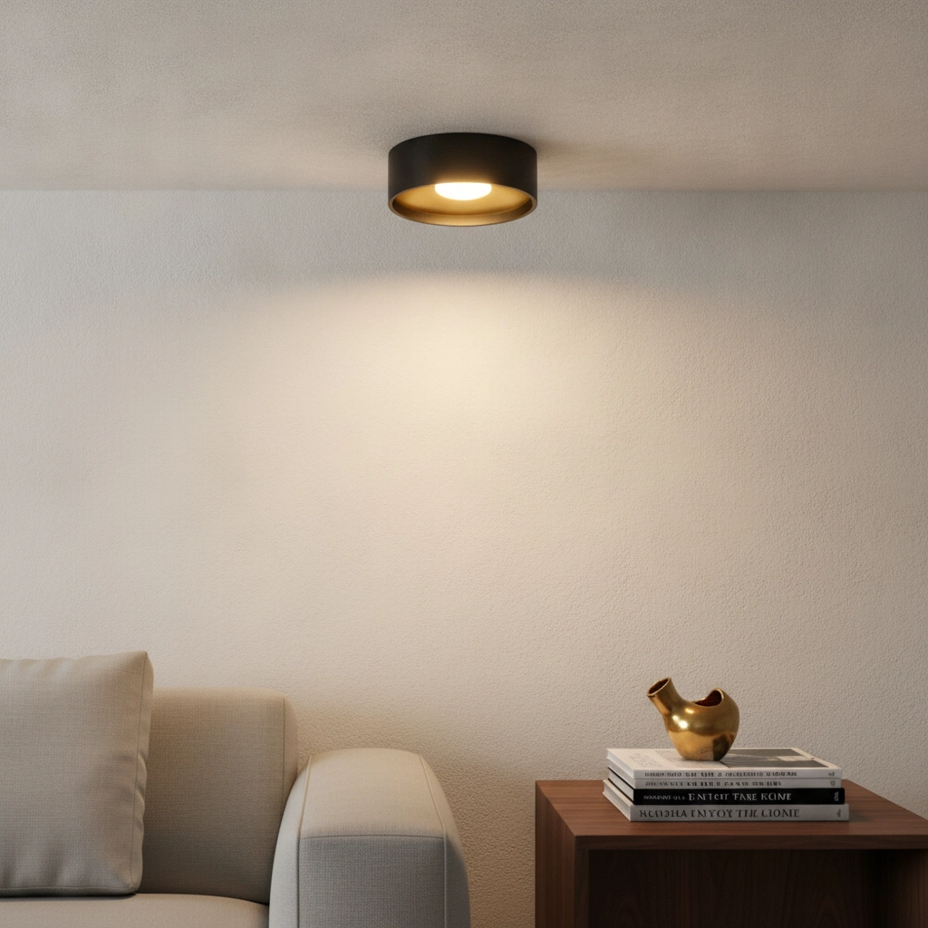 LED-Deckenstrahler Orlando schwarzes gold