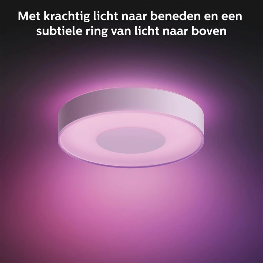 Deckenleuchte Hue Infuse L - White and color Ø 42,5cm schwarz Philips 8718696176528
