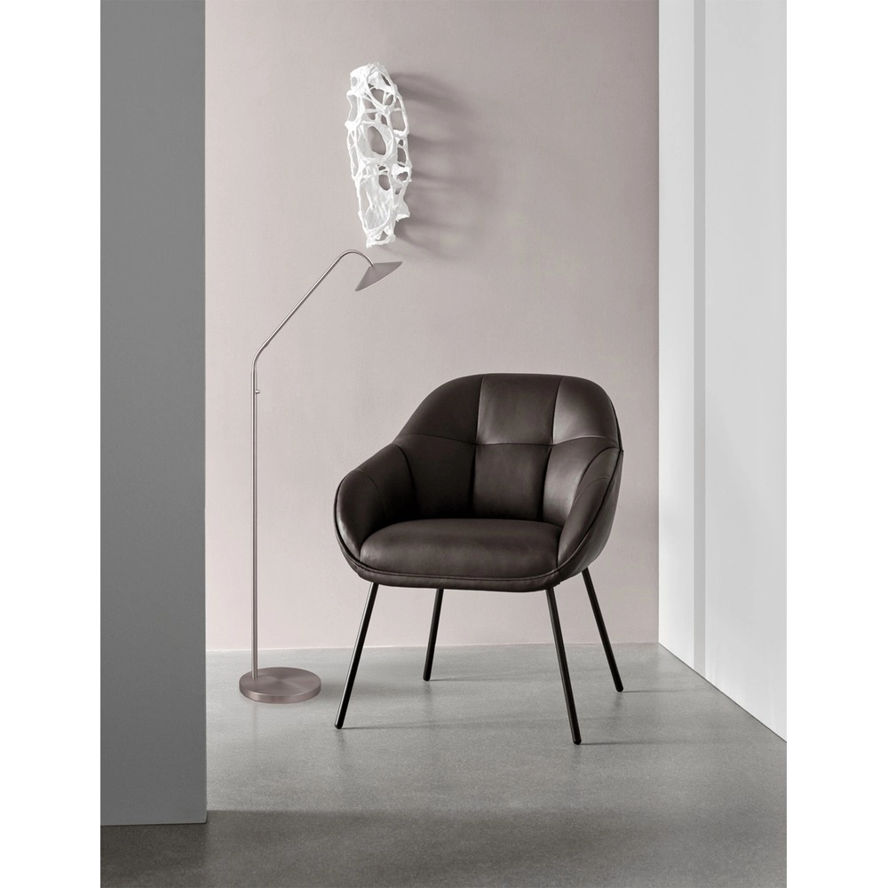 Bodenleselampe Ceppo Nickel Masterlight 8718121347998