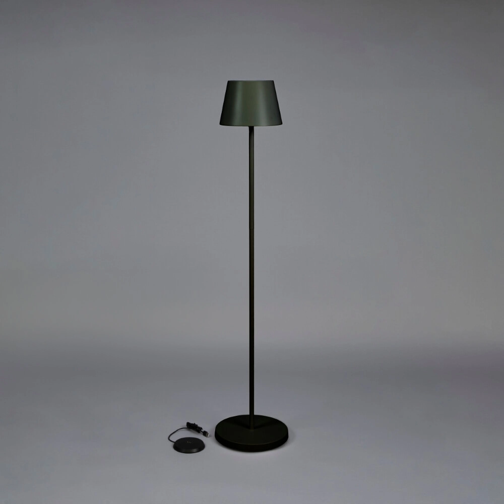 Wiederaufladbare Stehleuchte Pomezia Medium schwarz KonstSmide 7318307841756