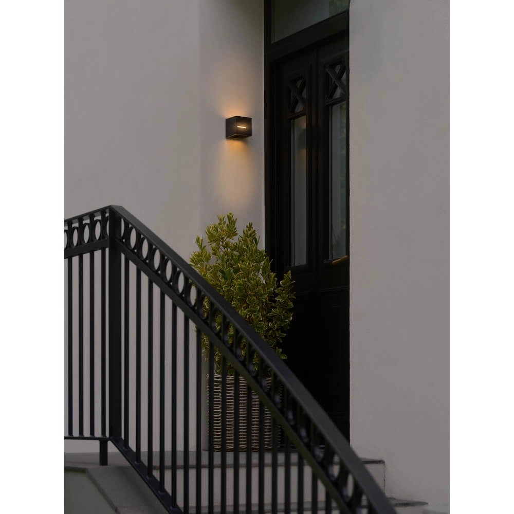 Quadratische Wandleuchte Rivo schwarz Nordlux 5704924023521