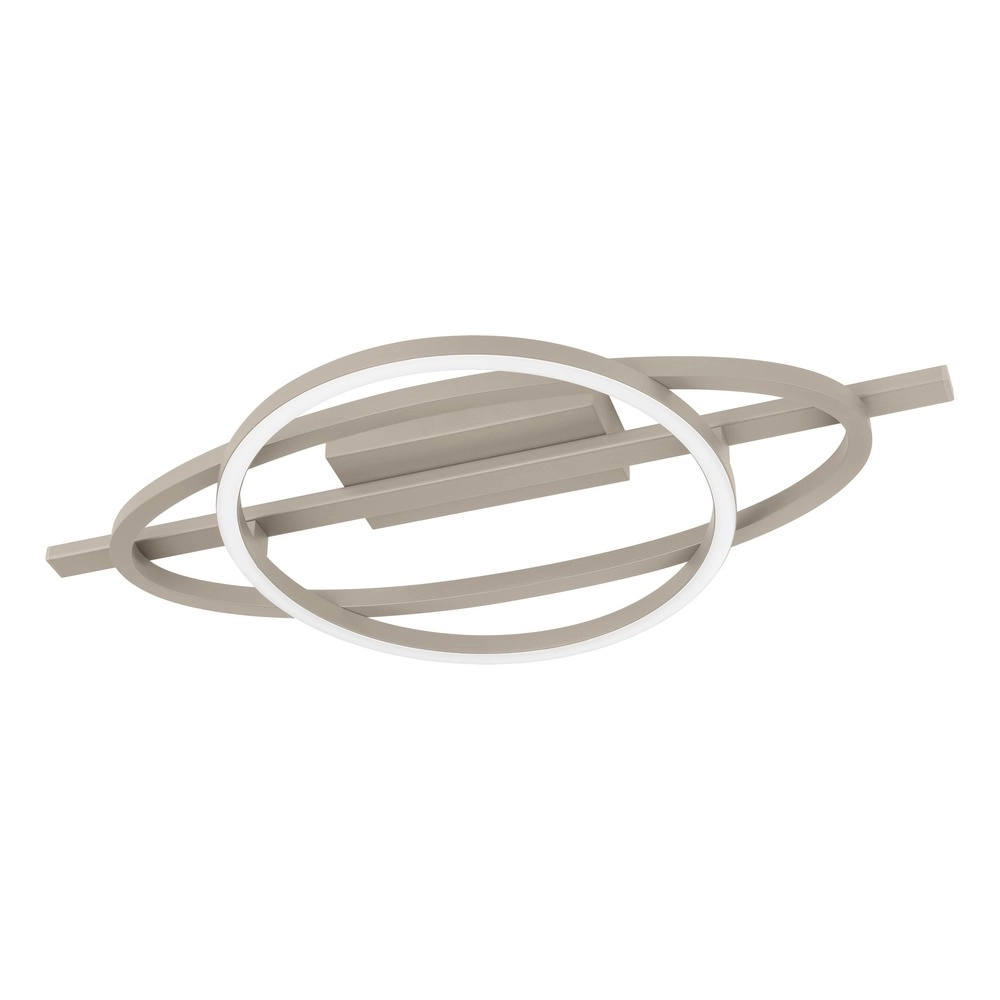 Design-Deckenlampe Planillo Sandbraunes Oval