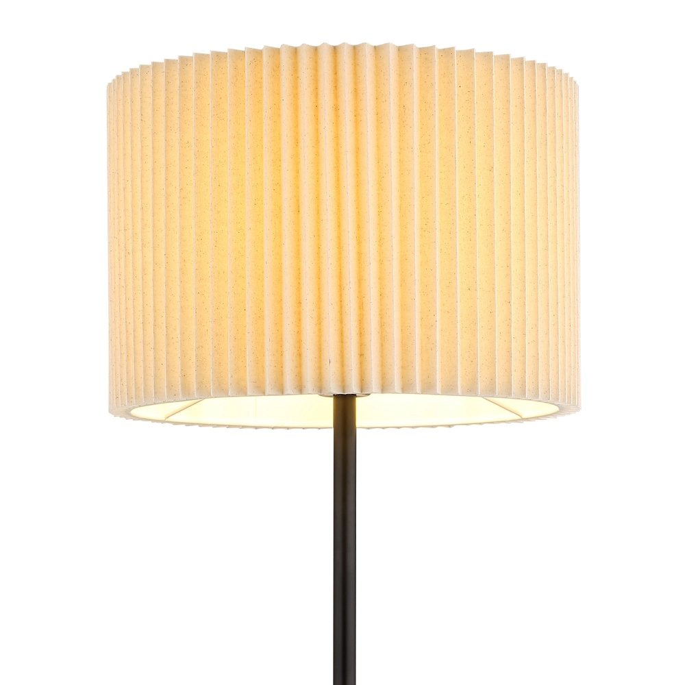 Stehlampe Page Ø 38 cm weiß mit Schwarz Globo 9007371528592