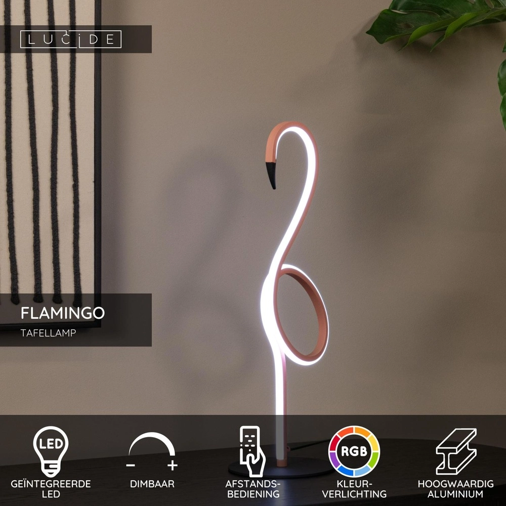 Tischlampe Flamingo Pink Lucide 5411212051752