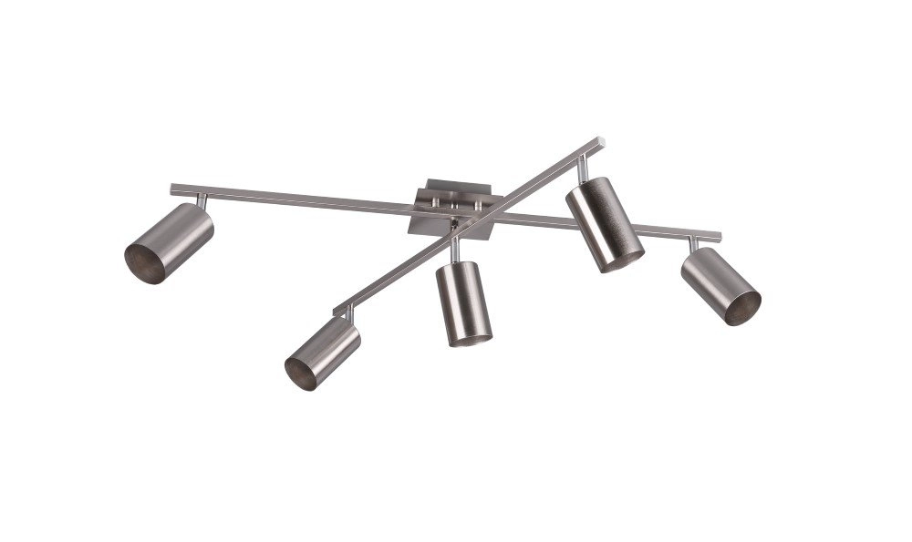 Deckenleuchte Marley 5-leichte Nickelmatte Trio 4017807411638