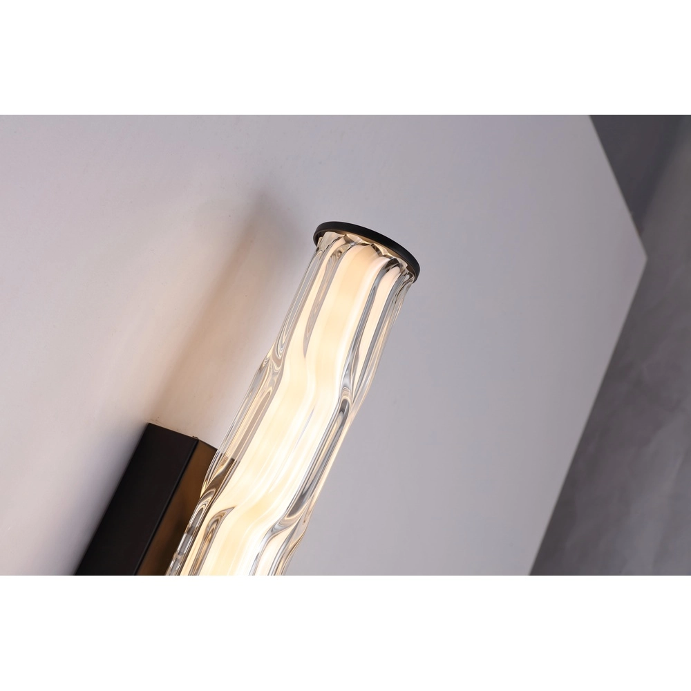 Wandleuchte Vibrate schwarz 43cm Searchlight 5053423302119