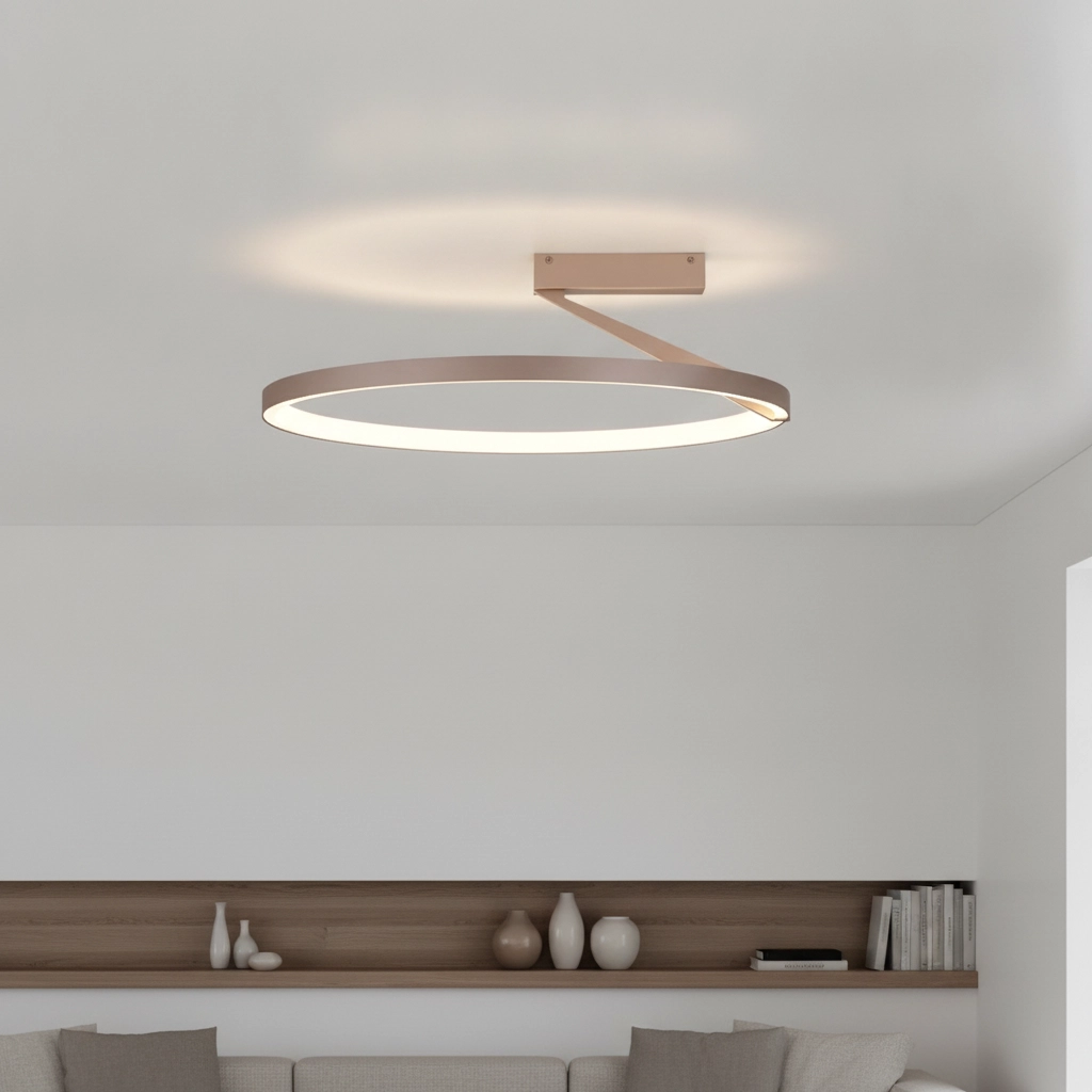 Design-Deckenleuchte Tilia mokkabraun