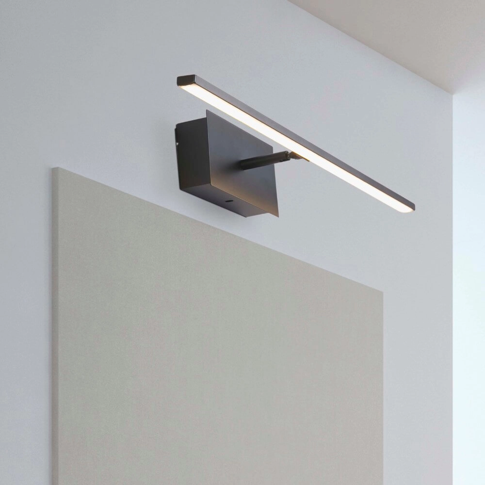 Leuchte für Bilder Amalfi schwarz 61cm Searchlight 5053423273686
