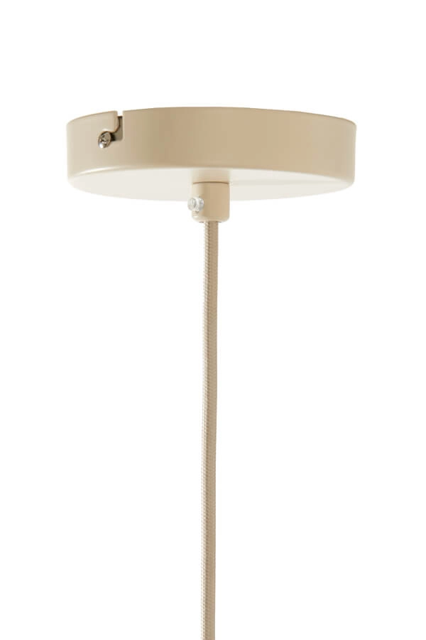 Japandi Pendelleuchte Itela creme Ø 38cm Light & Living 8717807702755