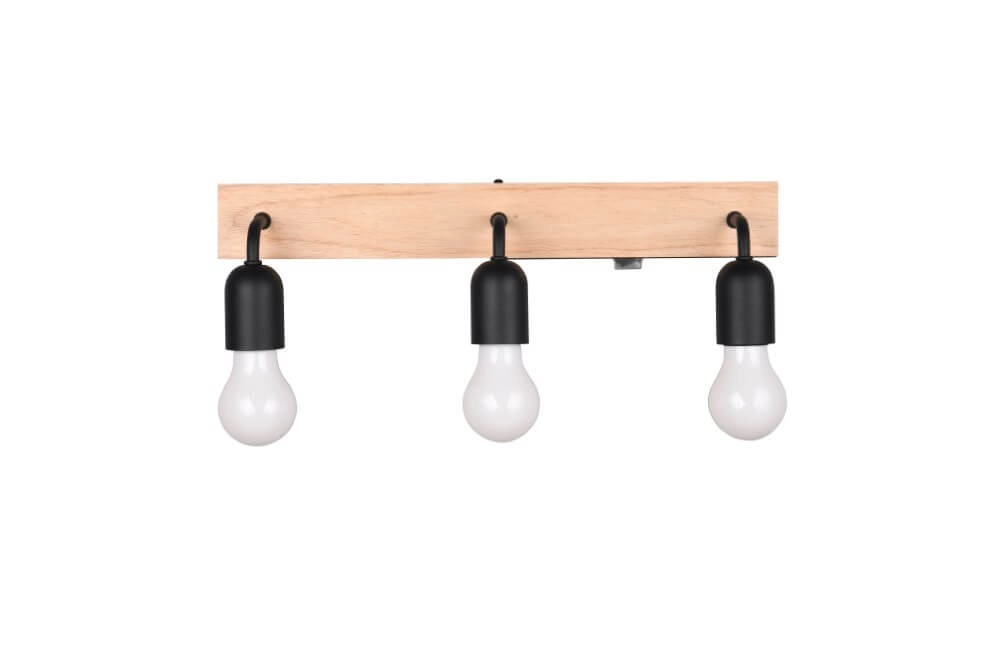 Ländliche Badezimmer-Wandleuchte Arturo 3x E27 Trio 4017807615685