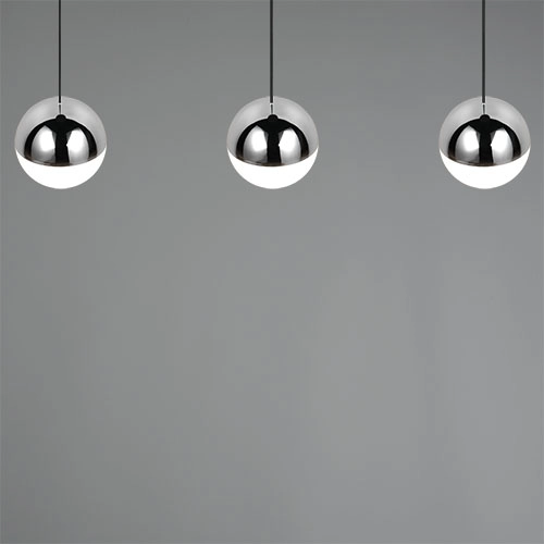 3-Licht Pendellampe Senta Chrom Trio 4017807685831