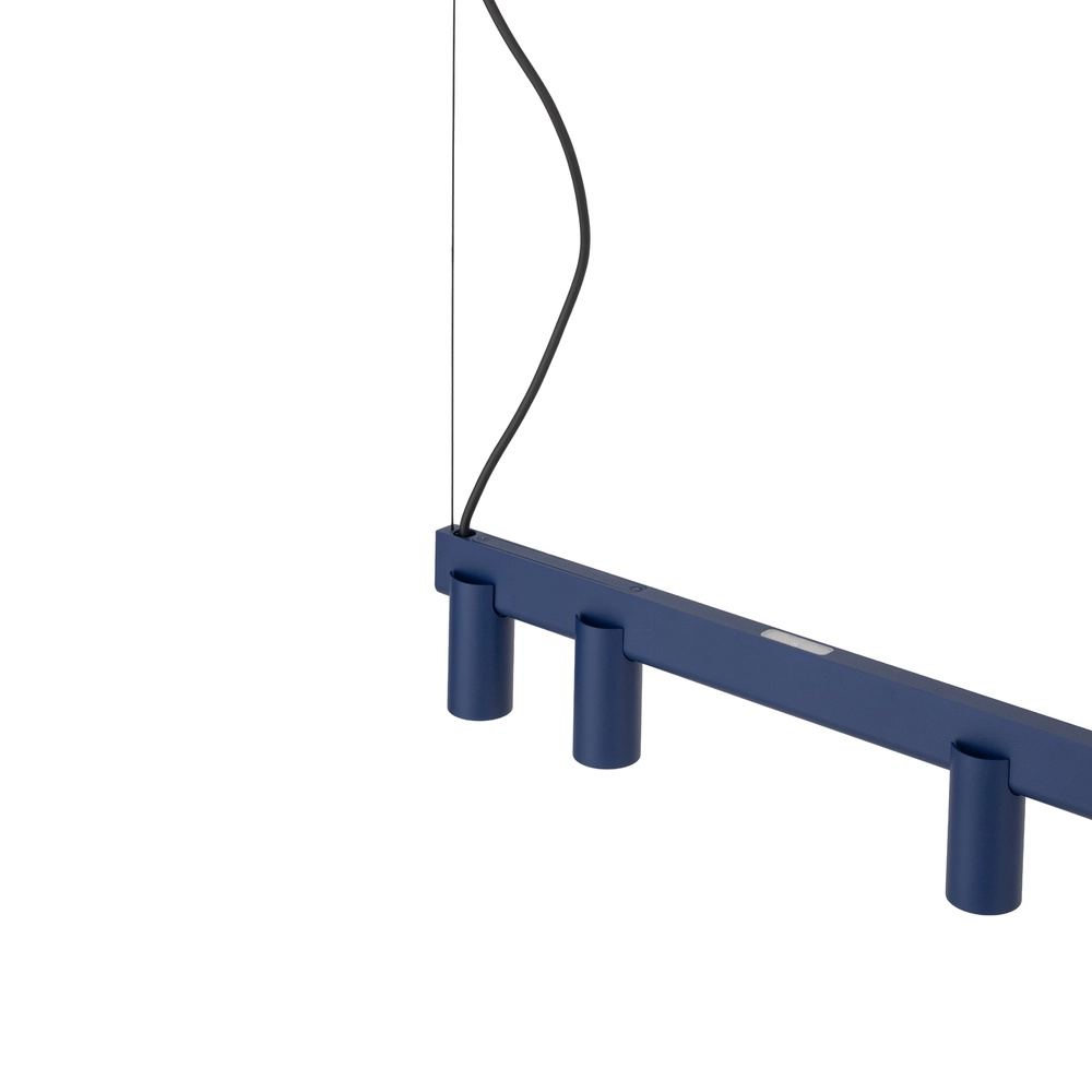 Design-Pendellampe Fourty 8-Licht Marineblau Lyora 5903139122900