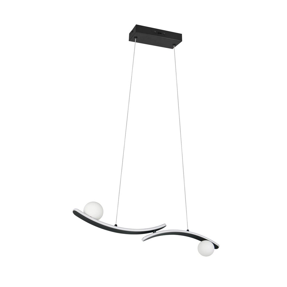 Design-Pendellampe Napoli Schwarz Trio 4017807683462