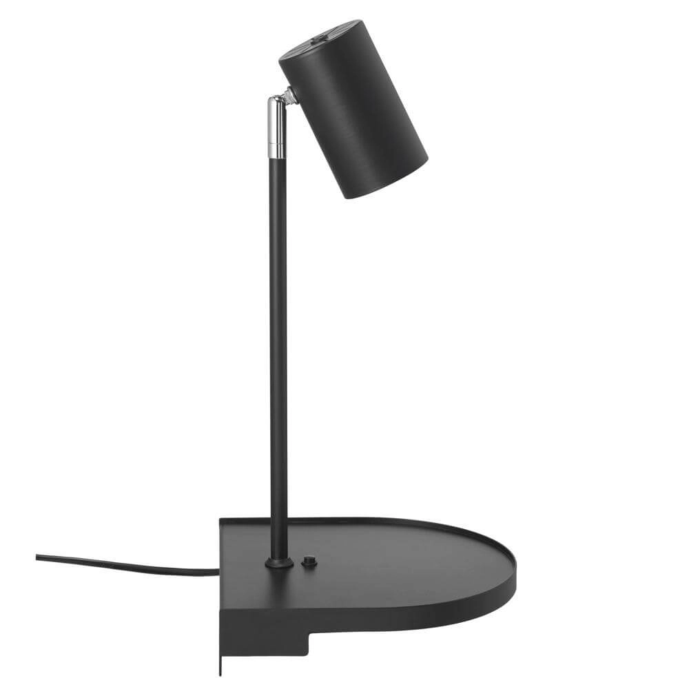 Schwarze Wandleuchte Cody mit USB-Anschluss Nordlux 5704924005114