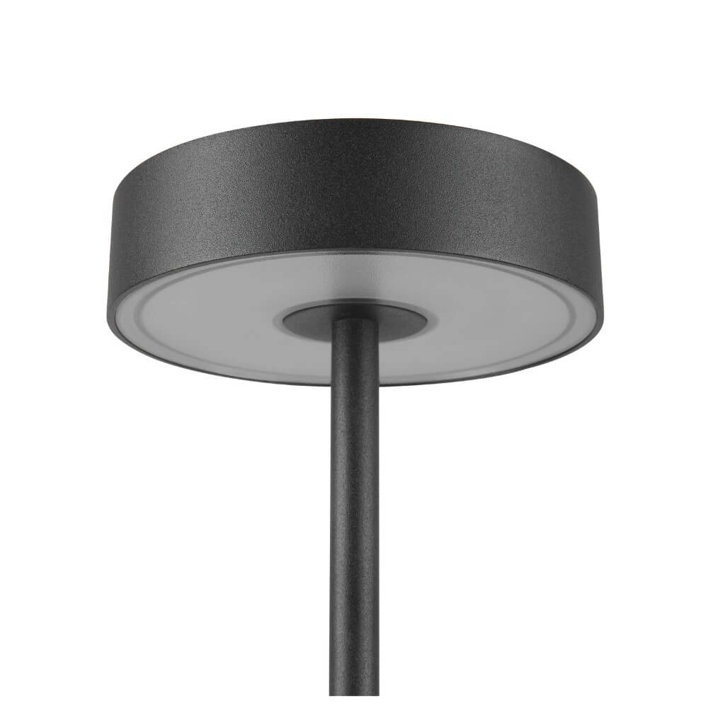 Tischlampe für den Außenbereich Vinolina schwarz - wiederaufladbar SLV 4024163276276