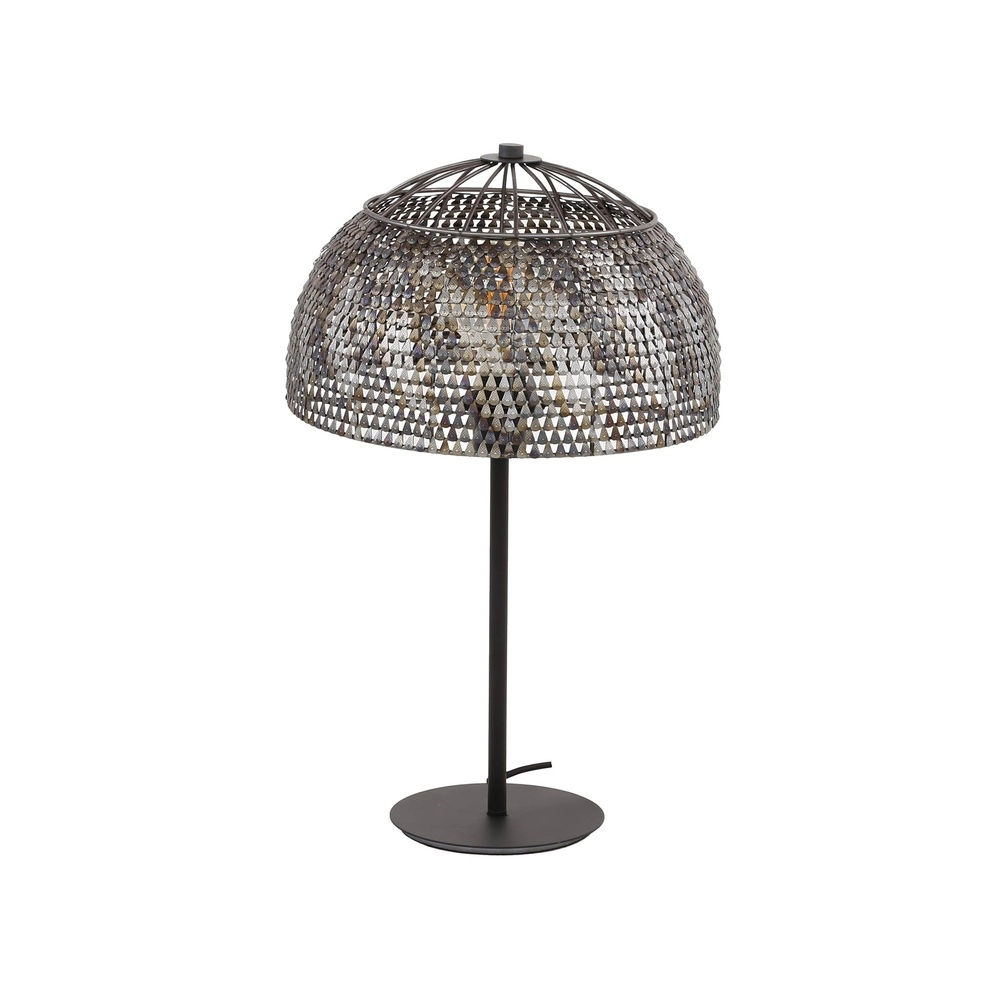Tischlampe mit maßstabsgetreuem Aussehen Armor Ø 35cm Lyora 8716803512955