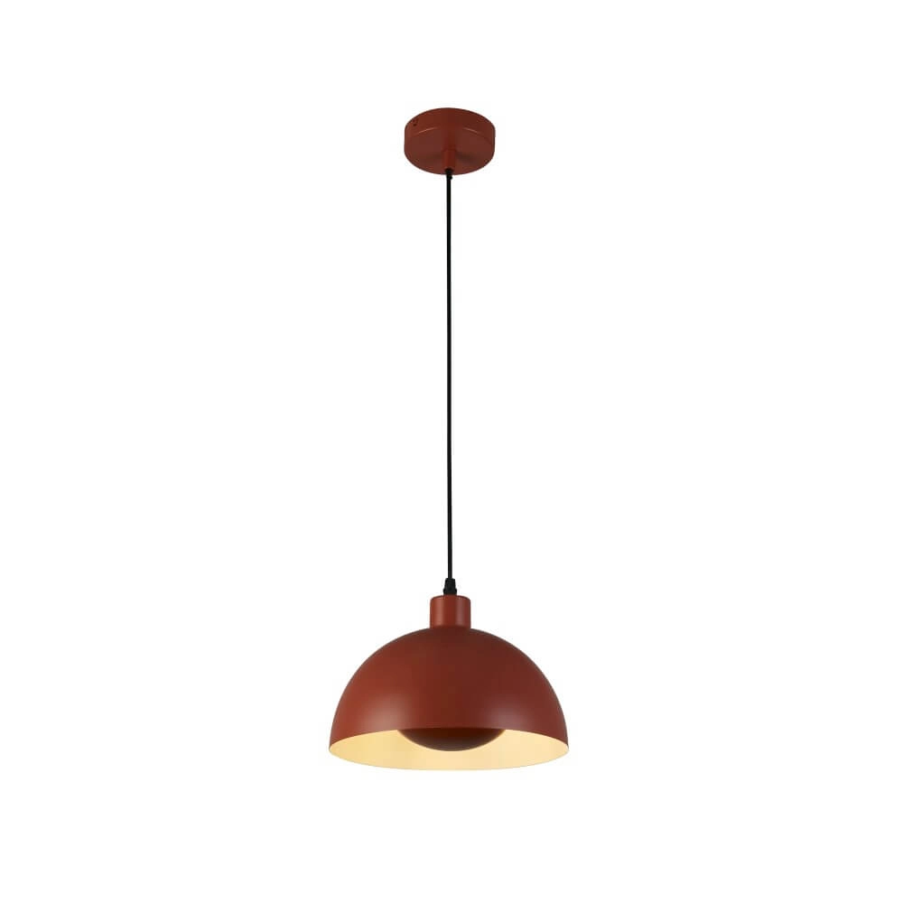 Orange Pendelleuchte Mars Schirm 31cm hoch Searchlight 5053423274317