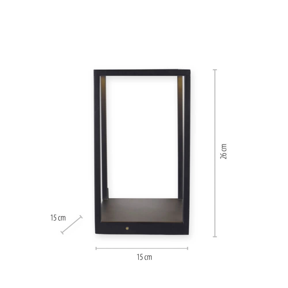 Schlanke Tischlampe Conni Schwarz Paul Neuhaus 4012248359419