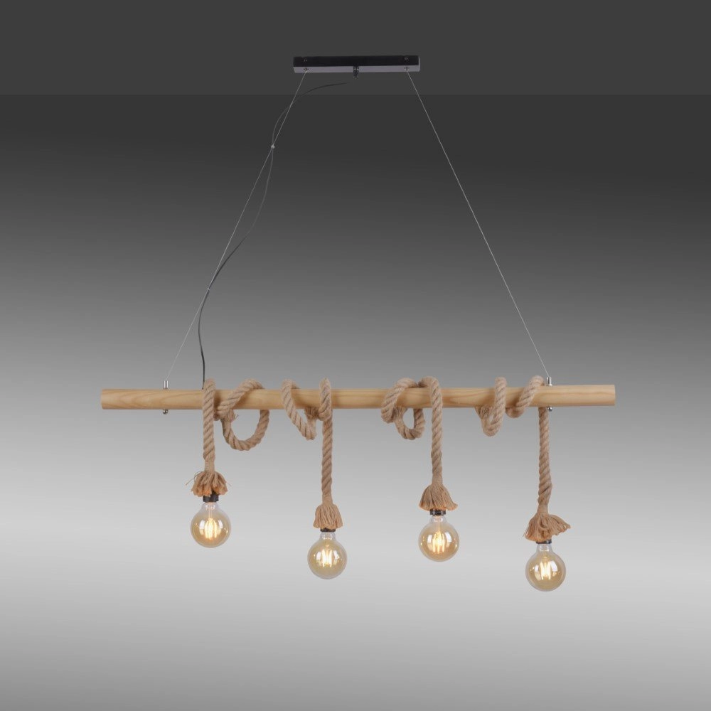 Seillampe für Esszimmer Rope Just Light 4043689963132
