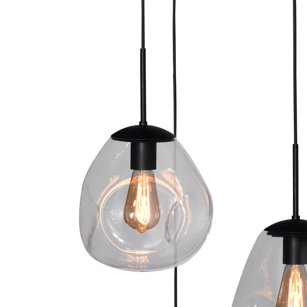 Pendelleuchte Lava 3x Klarglas Masterlight 8718121286389
