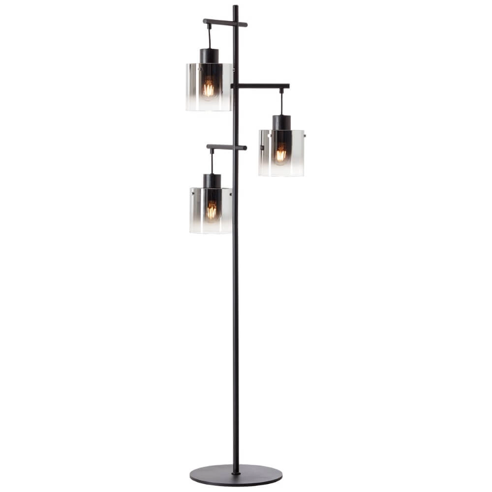Schwarze Stehlampe Simonis 3-flammig Brilliant 4004353397813