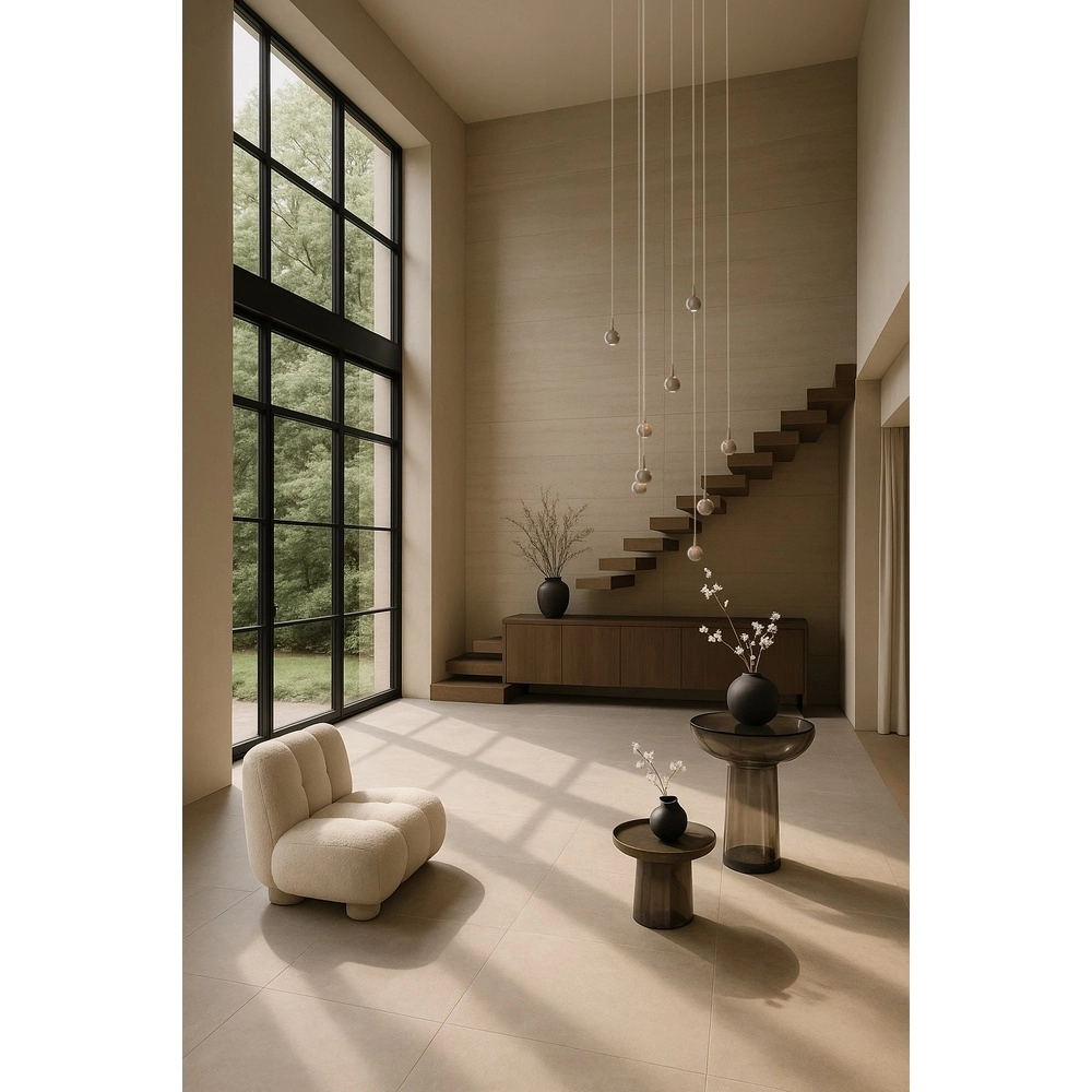 9-Licht Pendellampe Talana beige terra Ø 50cm DTW Masterlight 8718121399096